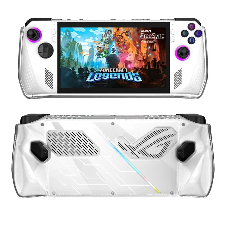 Capa Protetora TPU Macia Tudo-em-um para Consola de Jogo ASUS Rog Ally, Capa TPU Transparente