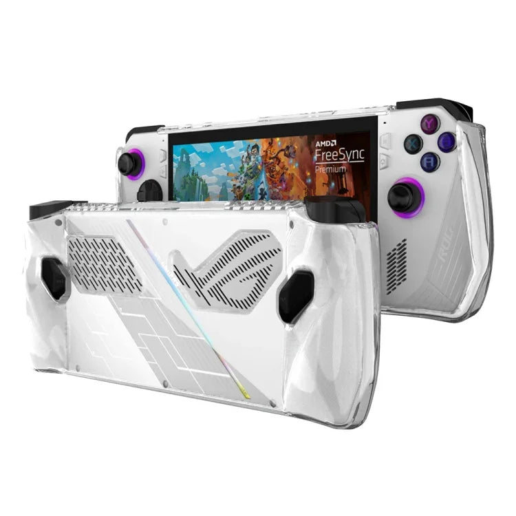 Capa Protetora TPU Macia Tudo-em-um para Consola de Jogo ASUS Rog Ally, Capa TPU Transparente