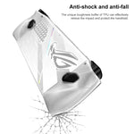 Capa Protetora TPU Macia Tudo-em-um para Consola de Jogo ASUS Rog Ally, Capa TPU Transparente
