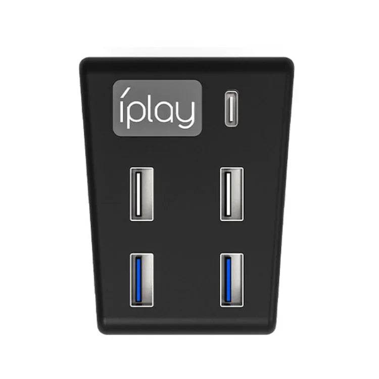iplay HBP-308 Para Sony PS5 HUB USB3.0 5 em 1 para Consola de Jogos Extensor de Ligação e Transmissão, Para Sony PS5