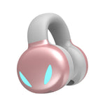 Auriculares Bluetooth estéreo com clip para orelha, som externo sem magoar a orelha, modelo para negócios e desporto, YX03 (Preto), YX03 (Branco), YX03 (Rosa), YX03 (Cinza)