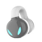 Auriculares Bluetooth estéreo com clip para orelha, som externo sem magoar a orelha, modelo para negócios e desporto, YX03 (Preto), YX03 (Branco), YX03 (Rosa), YX03 (Cinza)