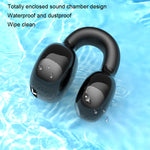 Auriculares Bluetooth estéreo com clip para orelha, som externo sem magoar a orelha, modelo para negócios e desporto, YX03 (Preto), YX03 (Branco), YX03 (Rosa), YX03 (Cinza)