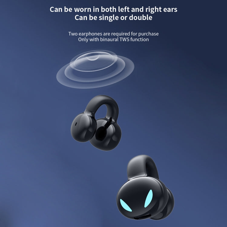 Auriculares Bluetooth estéreo com clip para orelha, som externo sem magoar a orelha, modelo para negócios e desporto, YX03 (Preto), YX03 (Branco), YX03 (Rosa), YX03 (Cinza)