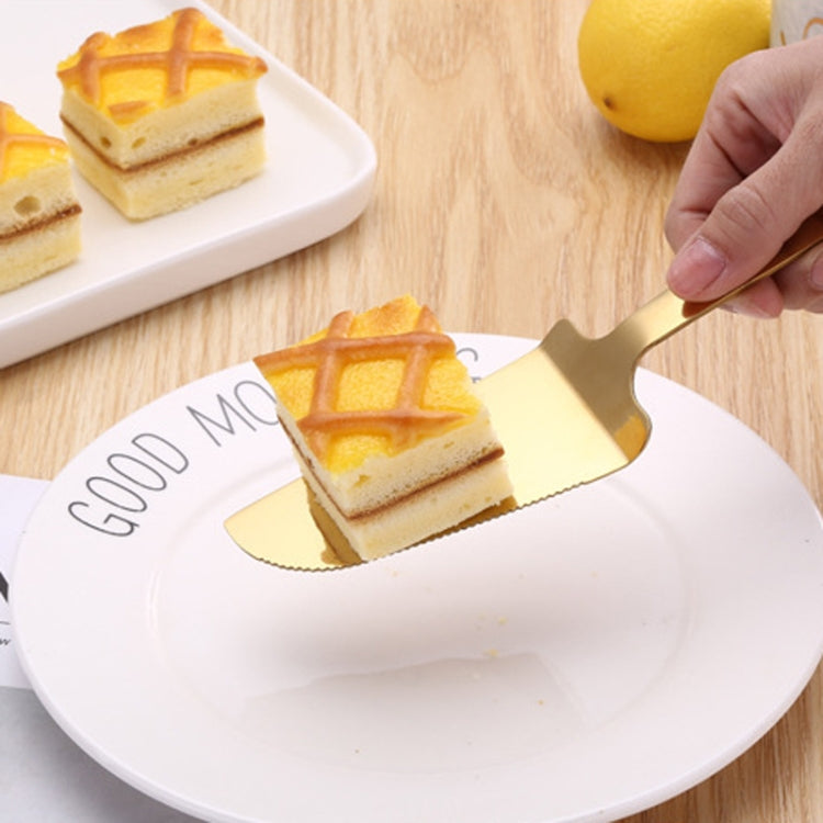 Conjunto de 14 Peças de Faca, Garfo e Ferramentas para Bolo de Aço Inoxidável para Bolo da Lua, Dourado