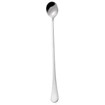 Colher Redonda de Cabo Longo em Aço Inoxidável 304 Espessado para Café, Gelo e Bebidas, Cor Aço Inoxidável, Dourado Titânio, Dourado Rosé, Preto Titânio