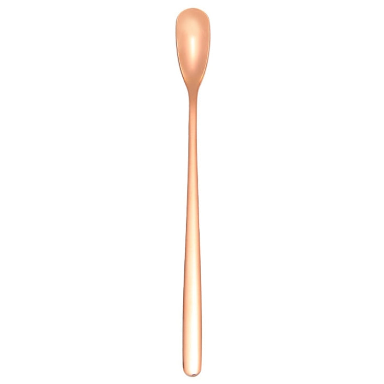 Colher Quadrada de 15cm em Aço Inoxidável 304 para Café com Cabo Longo, Colher para Mistura, Cor Aço Inoxidável, Dourado Titânio, Dourado Rosé, Preto Titânio, Azul, Roxo