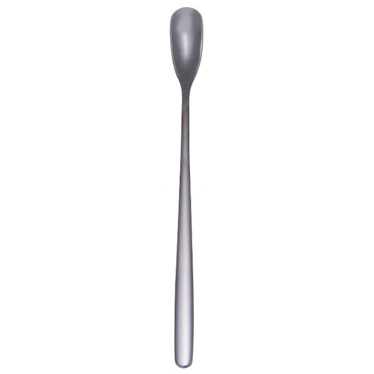 Colher Quadrada de 15cm em Aço Inoxidável 304 para Café com Cabo Longo, Colher para Mistura, Cor Aço Inoxidável, Dourado Titânio, Dourado Rosé, Preto Titânio, Azul, Roxo