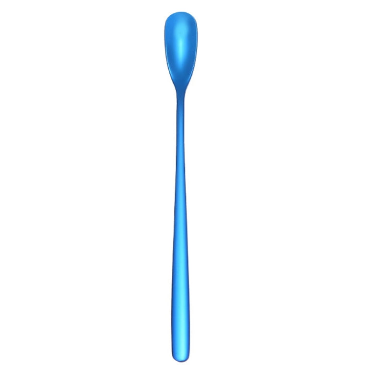 Colher Quadrada de 15cm em Aço Inoxidável 304 para Café com Cabo Longo, Colher para Mistura, Cor Aço Inoxidável, Dourado Titânio, Dourado Rosé, Preto Titânio, Azul, Roxo