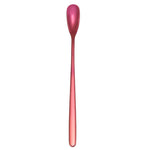 Colher Quadrada de 15cm em Aço Inoxidável 304 para Café com Cabo Longo, Colher para Mistura, Cor Aço Inoxidável, Dourado Titânio, Dourado Rosé, Preto Titânio, Azul, Roxo