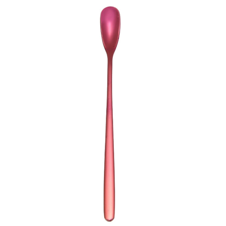 Colher Quadrada de 15cm em Aço Inoxidável 304 para Café com Cabo Longo, Colher para Mistura, Cor Aço Inoxidável, Dourado Titânio, Dourado Rosé, Preto Titânio, Azul, Roxo