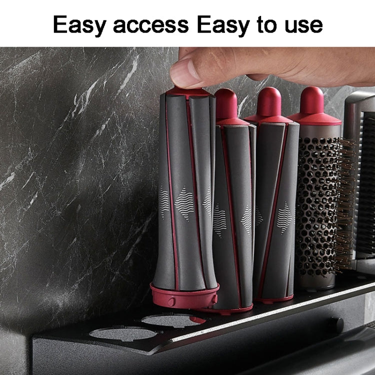 Prateleira de Parede para Armazenamento Dyson Airwrap, Tipo A Preto e Dourado, Tipo B Preto e Dourado, Tipo A Preto, Tipo B Preto, Tipo C Dobrável para Baixo, Tipo C Dobrável para Cima