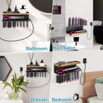 Prateleira de Parede para Armazenamento Dyson Airwrap, Tipo A Preto e Dourado, Tipo B Preto e Dourado, Tipo A Preto, Tipo B Preto, Tipo C Dobrável para Baixo, Tipo C Dobrável para Cima