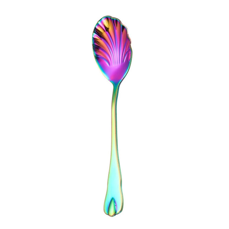 Colher em Forma de Gota de Água em Aço Inoxidável para Sorvete e Mistura de Café, Cor Aço Inoxidável, Dourado, Dourado Rosé, Colorido, Azul, Preto