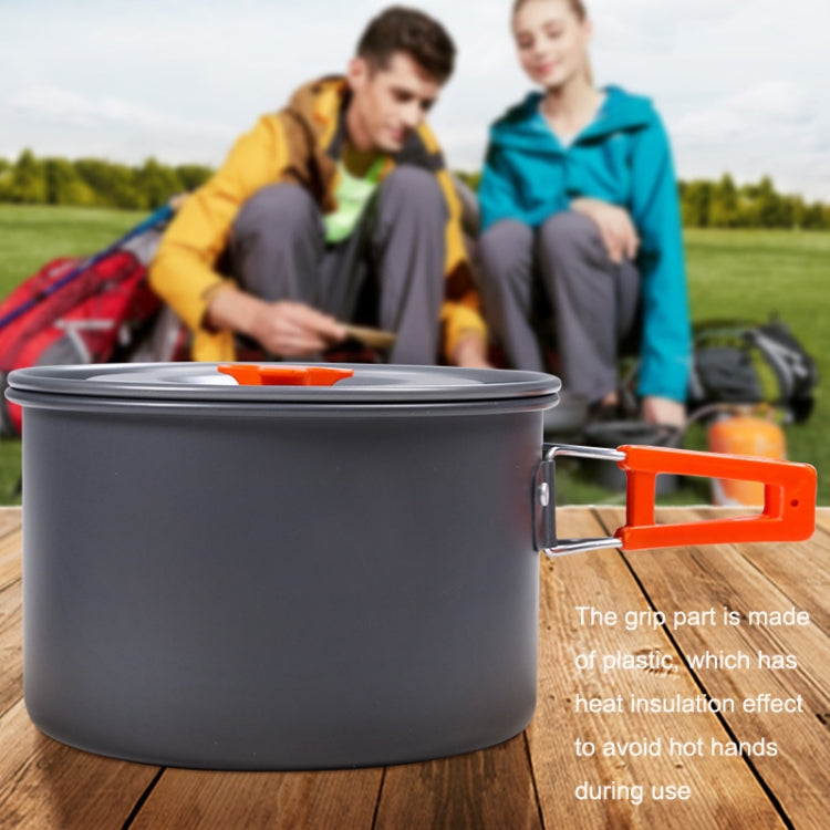 Conjunto de Camping Portátil com Fogão de Alumínio para 4-5 Pessoas Hewolf HW-K1779, HW-K1779