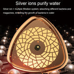 Silent USB Plug-In Silver Ion Purifying Humidifier Household Night Light Atomizer, Electroplated White, Electroplated Green, White, Green, Duck