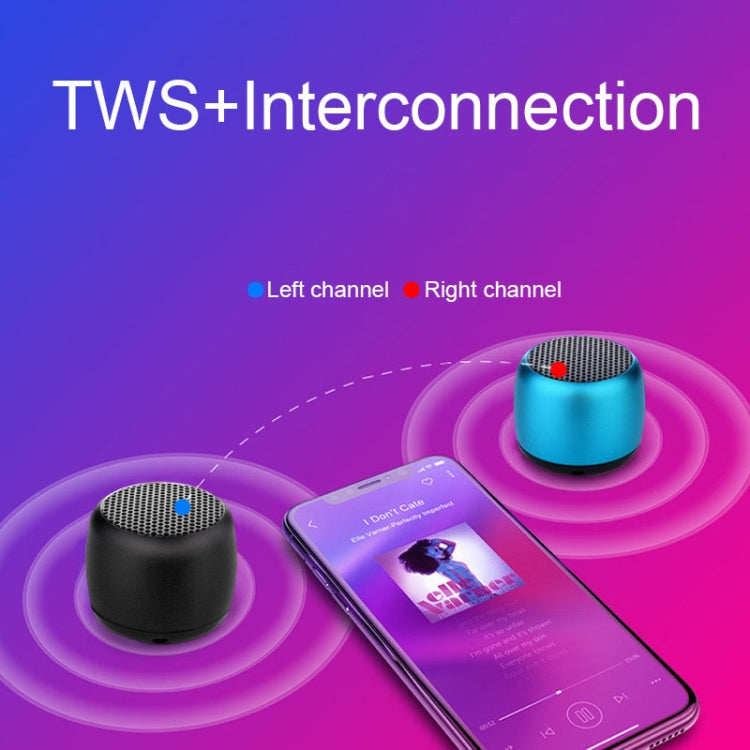 Altifalante Bluetooth Sem Fios Mini TWS Pequeno com Redução de Ruído Inteligente Impermeável