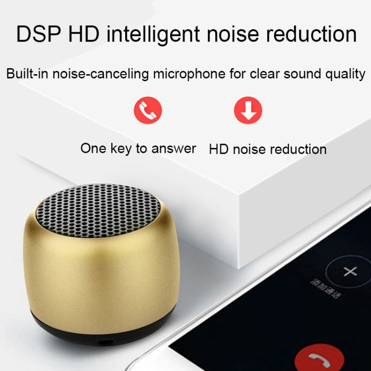 Altifalante Bluetooth Sem Fios Mini TWS Pequeno com Redução de Ruído Inteligente Impermeável