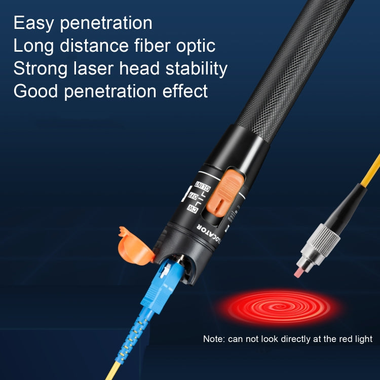 Caneta de teste de luz vermelha para fibra, fontes de luz vermelha para deteção de fibra ótica, 5MW, 10MW, 20MW, 30MW, 50MW
