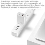 Carregador Portátil Original Xiaomi 35W USB-C+USB-A de Carga Rápida Porta Dupla (1C+1A), Ficha EUA, 35W