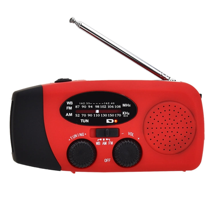 Rádio portátil móvel de prevenção de desastres e emergência com carregamento solar HanRongda HRD-902, HRD-902