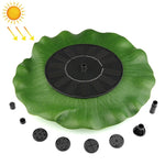 Fonte Solar de Folha de Lótus para Jardim Exterior Paisagismo Flutuante, 28cm