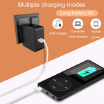 Leitor de música MP3/MP4 Bluetooth para estudantes com reprodução de e-book, sem cartão de memória, com cartão de memória de 8GB, com cartão de memória de 16GB, com cartão de memória de 32GB, com cartão de memória de 64GB