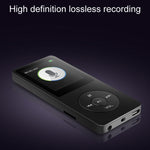 Leitor de música MP3/MP4 Bluetooth para estudantes com reprodução de e-book, sem cartão de memória, com cartão de memória de 8GB, com cartão de memória de 16GB, com cartão de memória de 32GB, com cartão de memória de 64GB