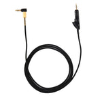 Para Cabo de Áudio de Substituição Trançado para Auriculares Boss QC15, ZS0017 Preto
