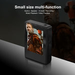 Leitor de música MP3 Bluetooth 5.0, gravador de e-book, MP4 Walkman, sem cartão de memória, 8GB, 16GB, 32GB, 64GB, 128GB
