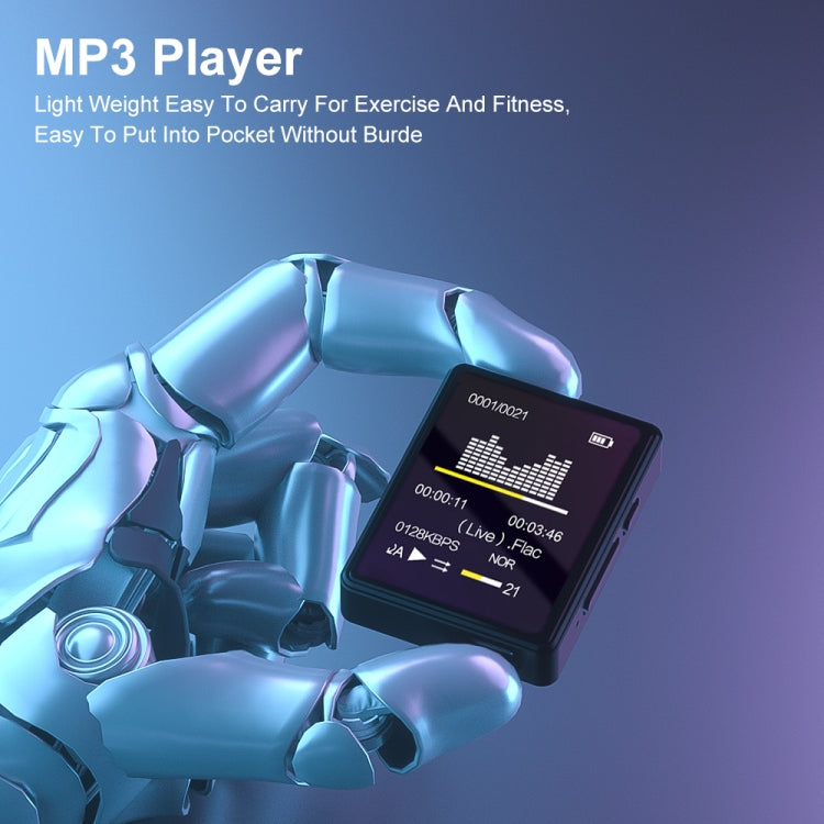 Leitor de música MP3 Bluetooth 5.0, gravador de e-book, MP4 Walkman, sem cartão de memória, 8GB, 16GB, 32GB, 64GB, 128GB