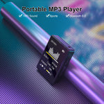 Leitor de música MP3 Bluetooth 5.0, gravador de e-book, MP4 Walkman, sem cartão de memória, 8GB, 16GB, 32GB, 64GB, 128GB
