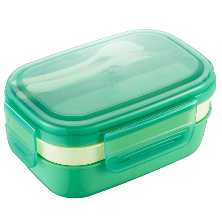 Caixa de Almoço com Compartimento Selado para Crianças de Grande Capacidade 1900ML para Micro-ondas, Azul Claro, Rosa, Verde Claro, Azul, Verde