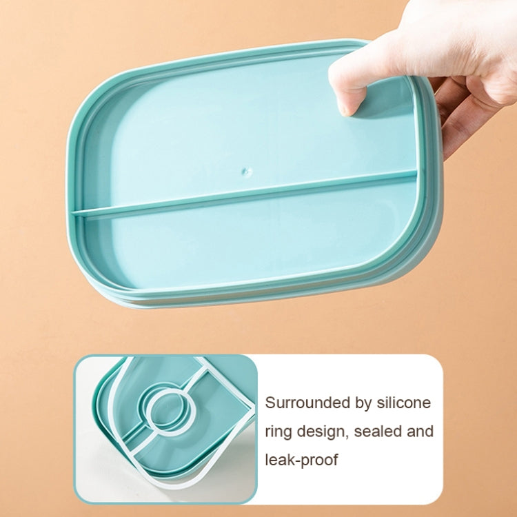 Caixa de Almoço com Compartimento Selado para Crianças de Grande Capacidade 1900ML para Micro-ondas, Azul Claro, Rosa, Verde Claro, Azul, Verde