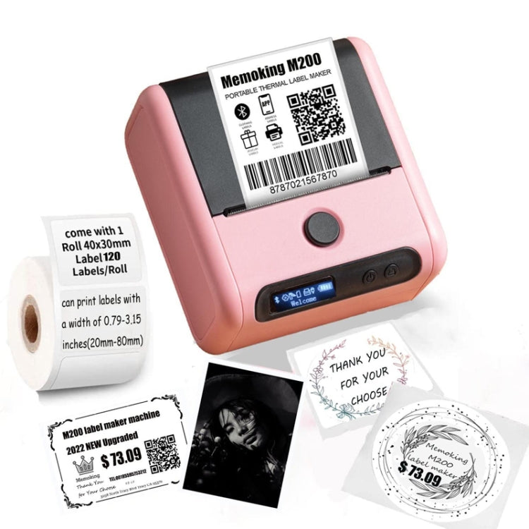 Impressora Térmica Portátil Bluetooth Phomemo M200 para Etiquetas com Código QR, M200