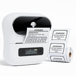 Impressora de Etiquetas Térmicas Bluetooth Phomemo M220 para Etiquetas de Joalharia e Roupa, M220