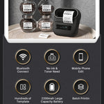 Impressora de Etiquetas Térmicas Bluetooth Phomemo M220 para Etiquetas de Joalharia e Roupa, M220