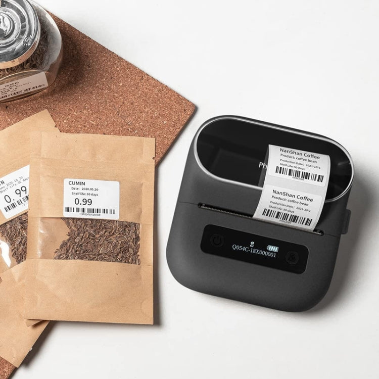 Impressora de Etiquetas Térmicas Bluetooth Phomemo M220 para Etiquetas de Joalharia e Roupa, M220