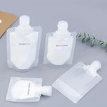 Conjunto de 20 Bolsas de Viagem Recarregáveis Vazias para Loção e Champô, 30ml, 50ml, 100ml