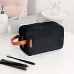 Bolsa de Higiene de Viagem Masculina de Dupla Camada Acessórios de Viagem Bolsa Portátil à Prova de Humidade