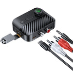 Digital Display Bluetooth 5.3 Audio Receiver Transmitter Support USB /TF Card MP3 Player, C68