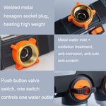 Divisor de Água para Irrigação e Rega de Jardim com Uma Entrada e Duas Saídas, com Adaptador de Plástico, com Adaptador de Latão, com Conector Europeu com Rosca, com Conector Europeu com Rosca + Conector de Bico de Plástico