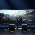 Coluna Estéreo de Som Ambiente Colorido com Fios Havit A20 Plus, Preto, Versão Bluetooth