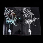 10pcs Car Stickers Car Rear Modification Plate Label