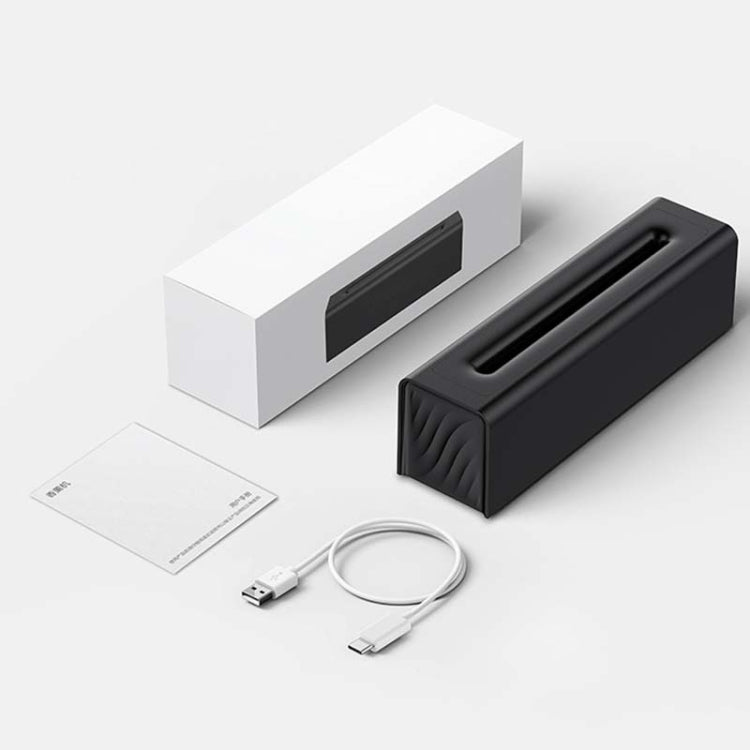 Difusor de Aromaterapia com Chama DQ711 Humidificador de Ar USB Silencioso, DQ711 Preto, DQ711 Branco