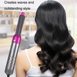 5 In 1 Hot Air Comb Automatic Curling Iron Curling & Straightening Hair Styling Comb Hair Dryer, EU Plug, UK Plug, US Plug