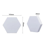Luzes hexagonais RGB Symphony DIY para ambiente de cabeceira, lâmpada de parede inteligente em favo de mel, conjunto de 10 peças, conjunto de 12 peças
