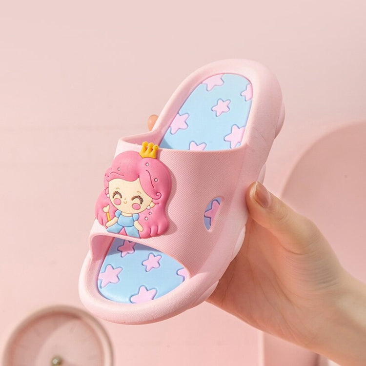 Chinelos Infantis com Desenhos Animados, Sandálias com Sola Macia Antiderrapante, 26-27 Comprimento Interior 15,5cm, 28-29 Comprimento Interior 16,5cm, 30-31 Comprimento Interior 17,5cm, 32-33 Comprimento Interior 18,5cm, 34-35 Comprimento Interior 19,5cm