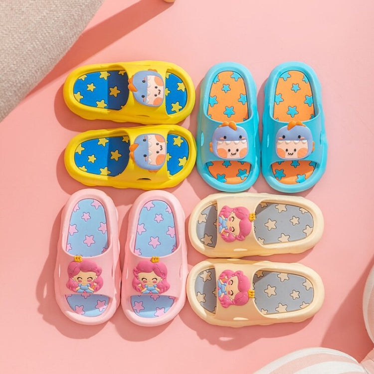 Chinelos Infantis com Desenhos Animados, Sandálias com Sola Macia Antiderrapante, 26-27 Comprimento Interior 15,5cm, 28-29 Comprimento Interior 16,5cm, 30-31 Comprimento Interior 17,5cm, 32-33 Comprimento Interior 18,5cm, 34-35 Comprimento Interior 19,5cm