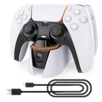 Base de Carregamento Duplo de Contacto Para Comando PS5, Carregador de Comando